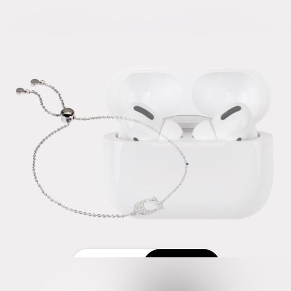 Coach Pave Signature Slider Bracelet Silver - Picture 2 of 2